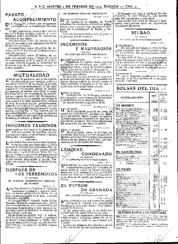ABC MADRID 02-02-1909 página 9