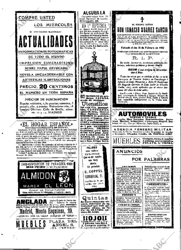 ABC MADRID 09-02-1909 página 2