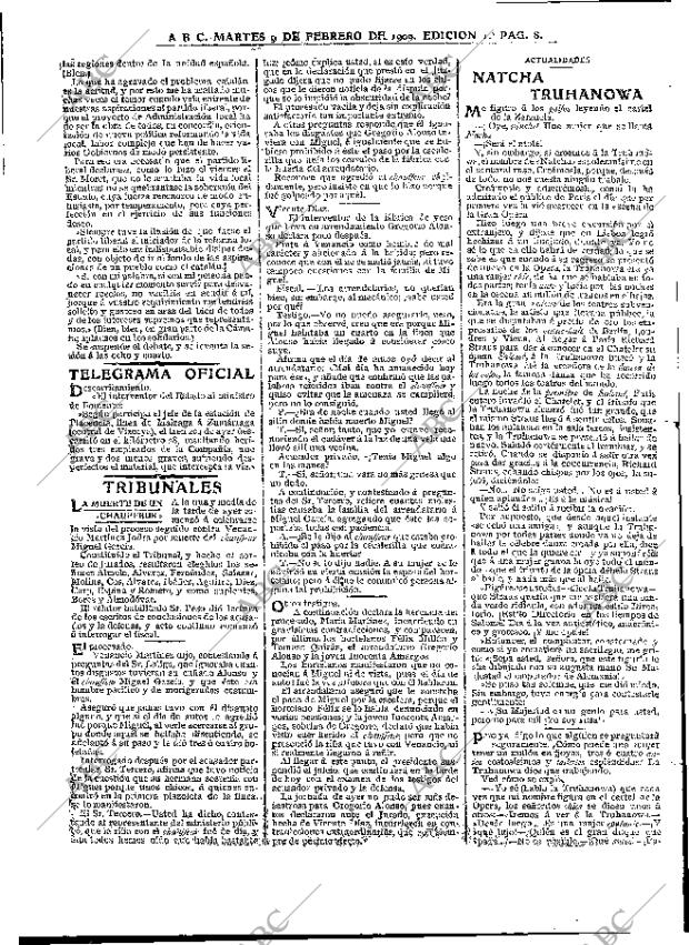 ABC MADRID 09-02-1909 página 8