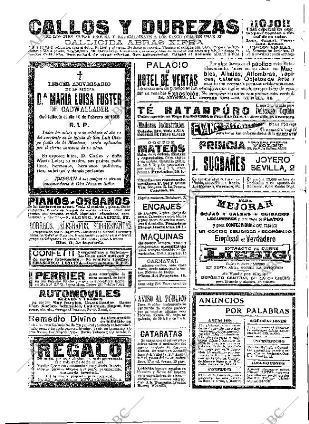 ABC MADRID 10-02-1909 página 2