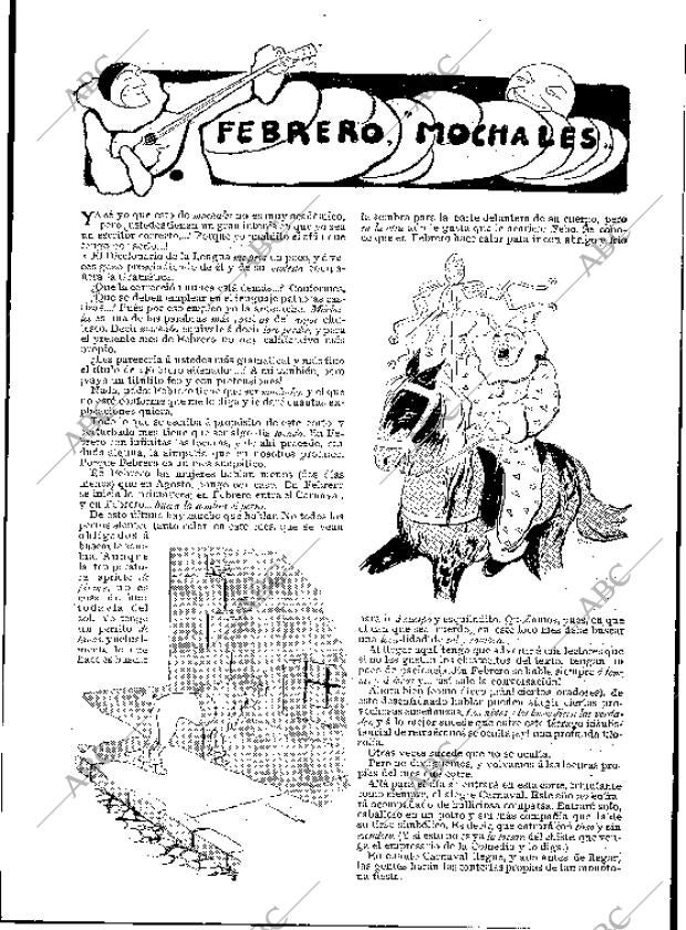 BLANCO Y NEGRO MADRID 13-02-1909 página 19