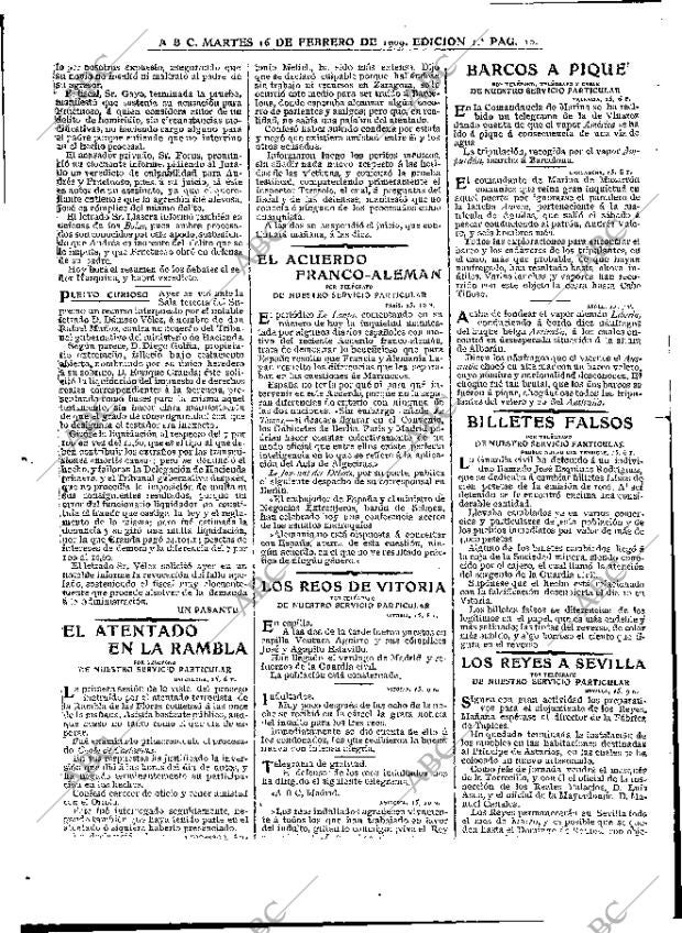 ABC MADRID 16-02-1909 página 10