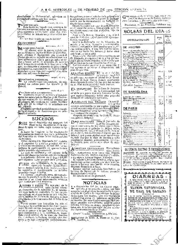 ABC MADRID 17-02-1909 página 12