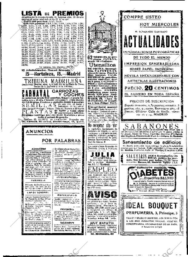 ABC MADRID 17-02-1909 página 2