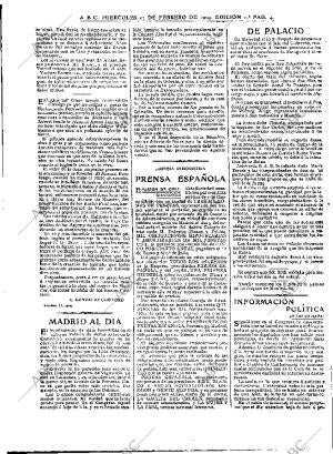 ABC MADRID 17-02-1909 página 4