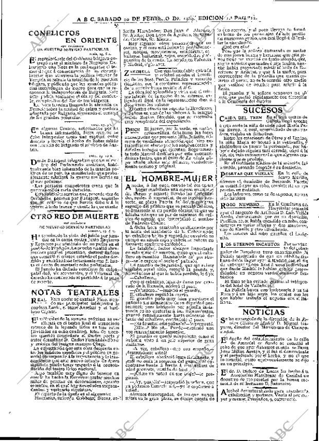 ABC MADRID 20-02-1909 página 12