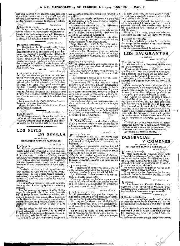 ABC MADRID 24-02-1909 página 8