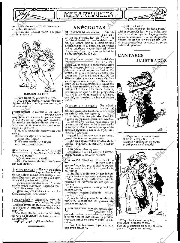 BLANCO Y NEGRO MADRID 27-02-1909 página 25