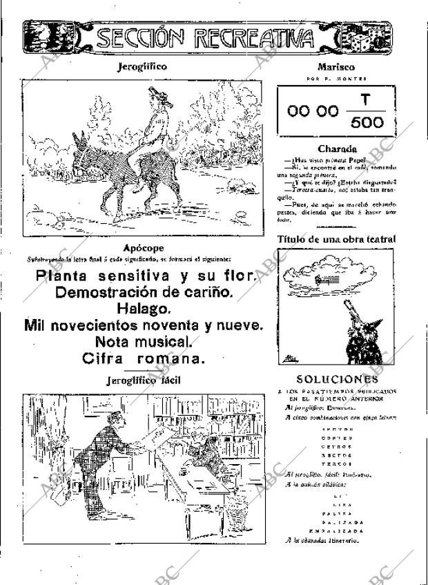 BLANCO Y NEGRO MADRID 27-02-1909 página 27