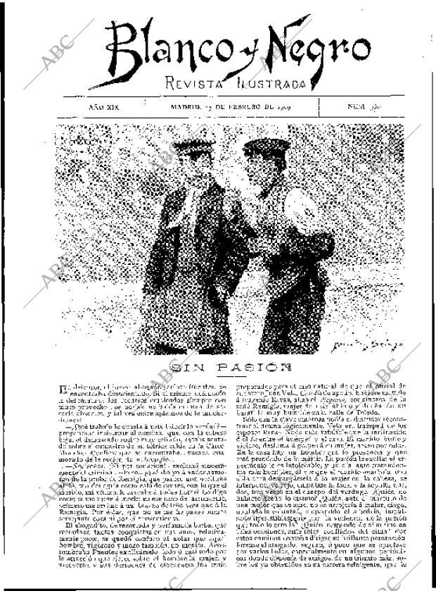 BLANCO Y NEGRO MADRID 27-02-1909 página 7