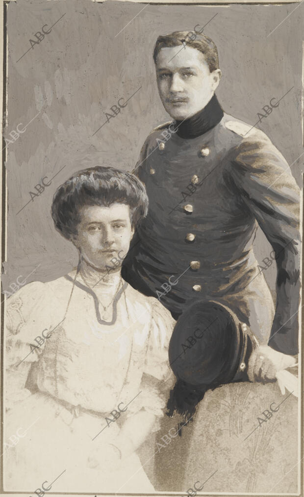 Princesa Sofía (Carlota) de Oldenburgo y el Príncipe Eitel (Federico Guillermo)...