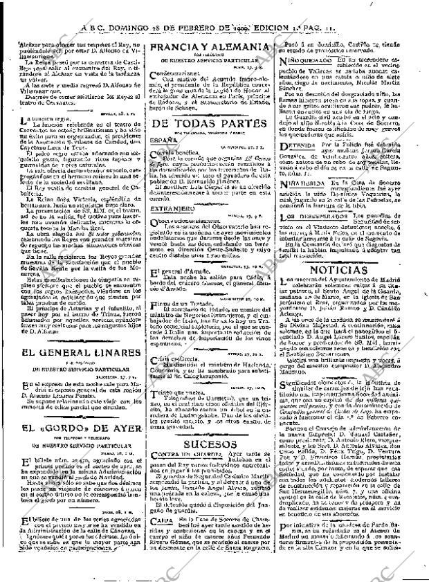 ABC MADRID 28-02-1909 página 11