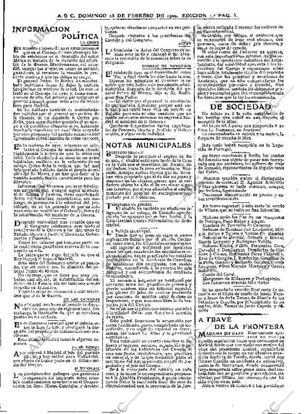 ABC MADRID 28-02-1909 página 5