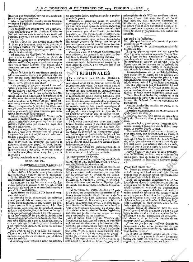 ABC MADRID 28-02-1909 página 7