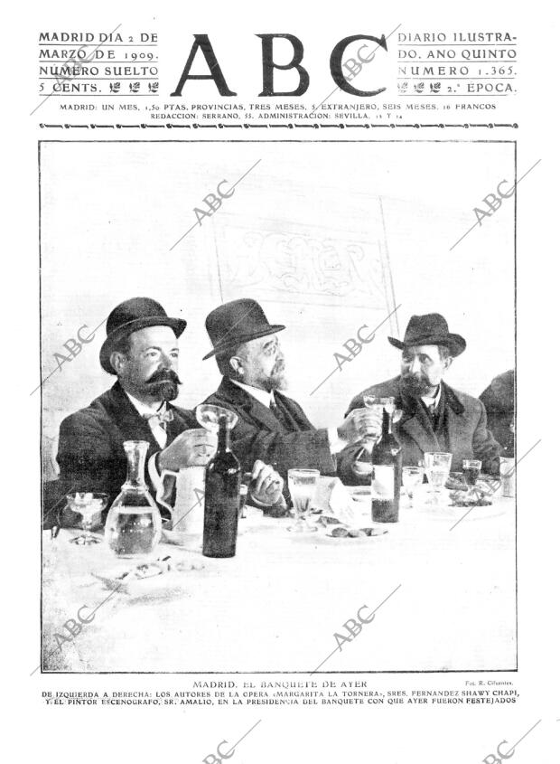 ABC MADRID 02-03-1909 página 1