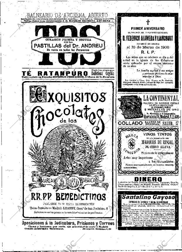 ABC MADRID 08-03-1909 página 16