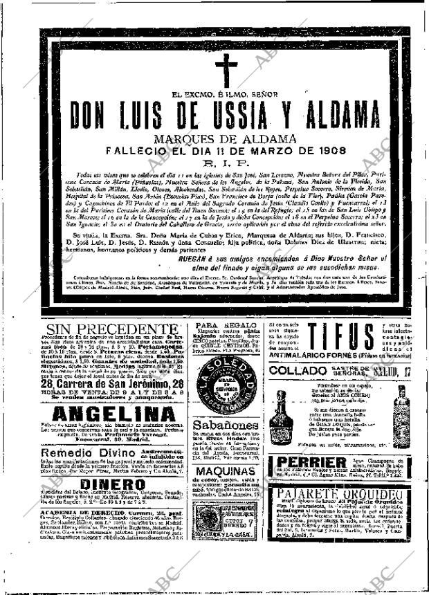 ABC MADRID 10-03-1909 página 2