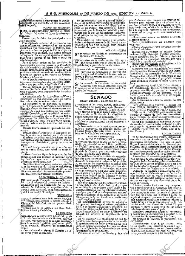 ABC MADRID 10-03-1909 página 6