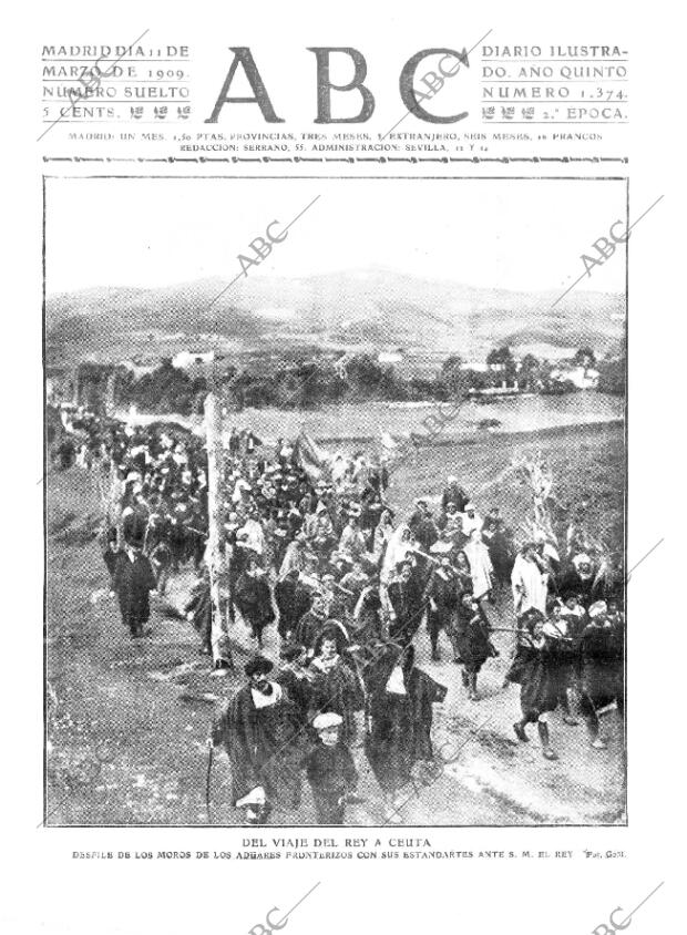 ABC MADRID 11-03-1909 página 1