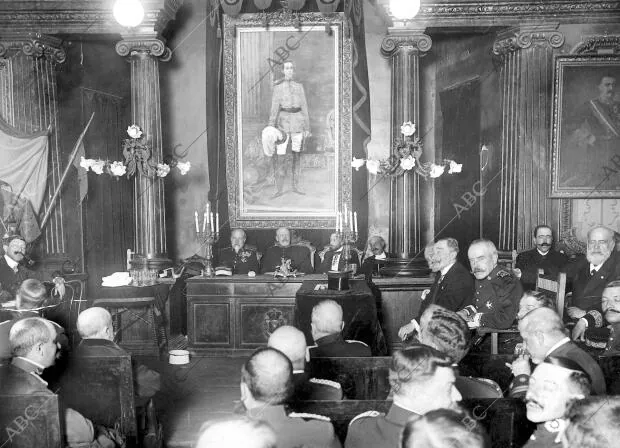 el salón de Actos del centro del Ejercito y la armada durante la Velada...