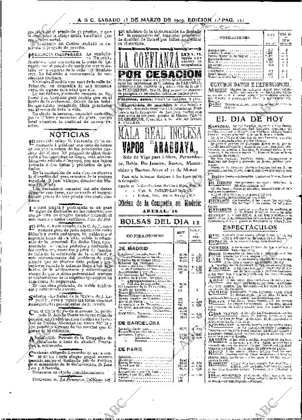 ABC MADRID 13-03-1909 página 12