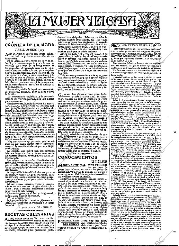 ABC MADRID 13-03-1909 página 13