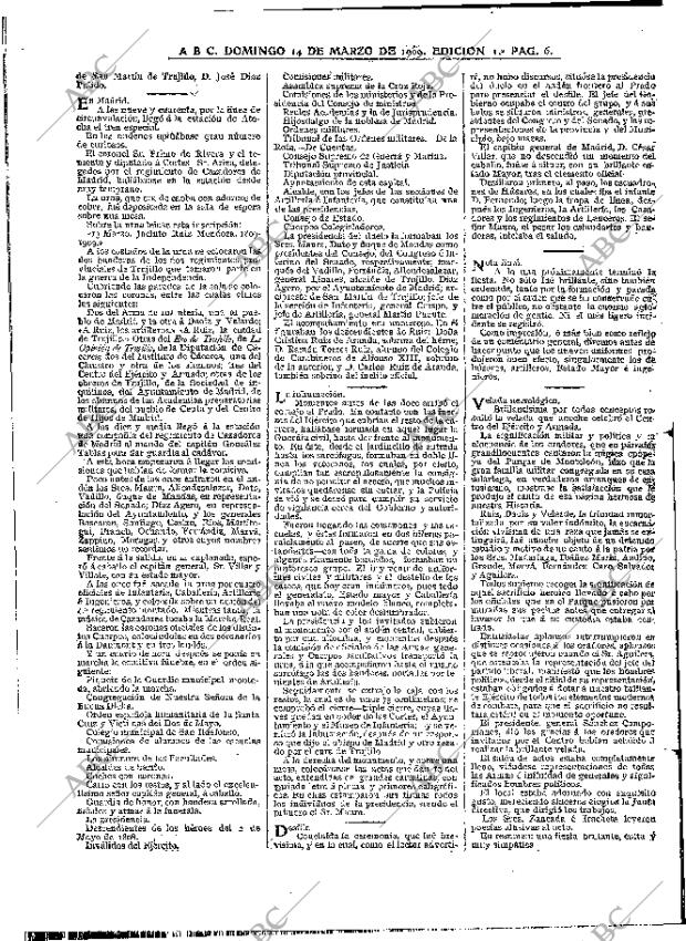 ABC MADRID 14-03-1909 página 6