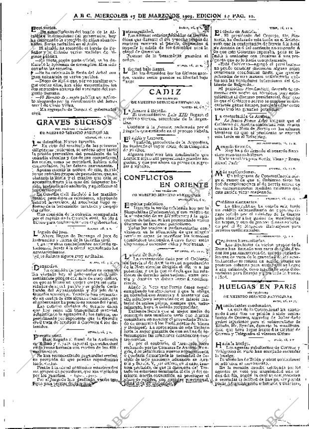 ABC MADRID 17-03-1909 página 10