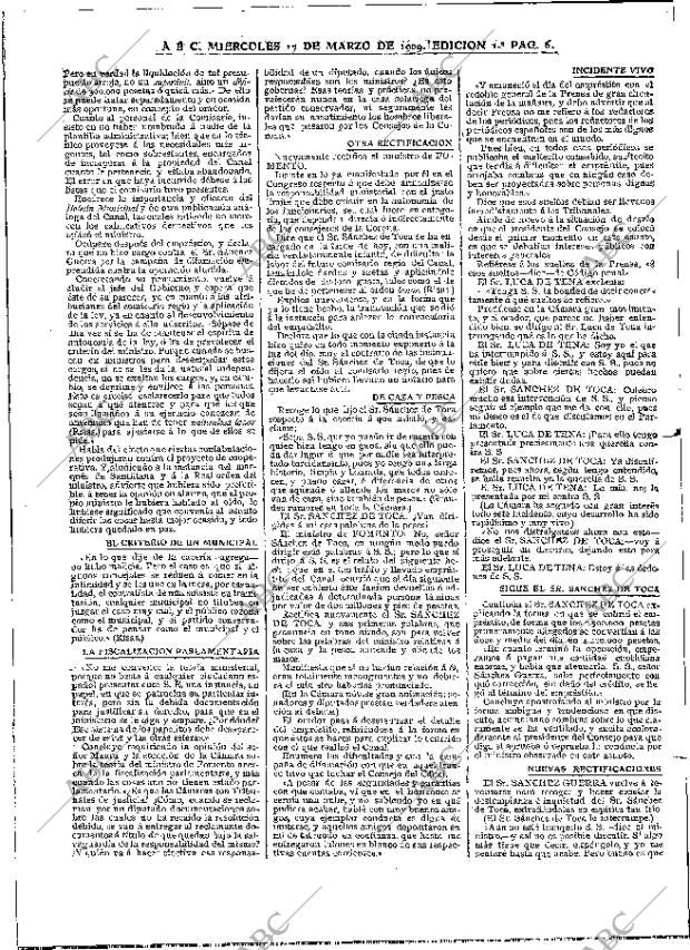 ABC MADRID 17-03-1909 página 6