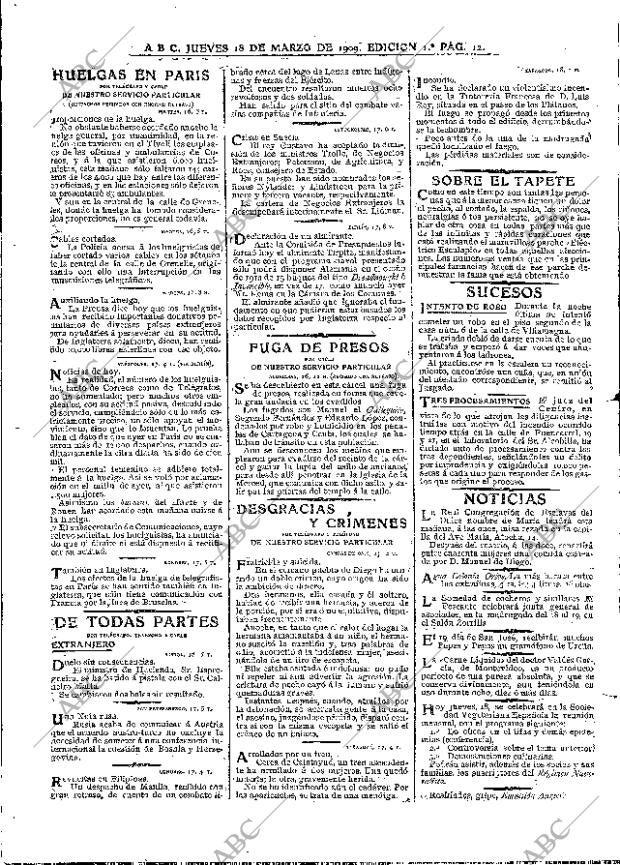 ABC MADRID 18-03-1909 página 12