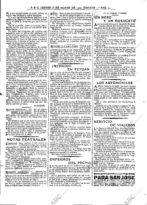 ABC MADRID 18-03-1909 página 9