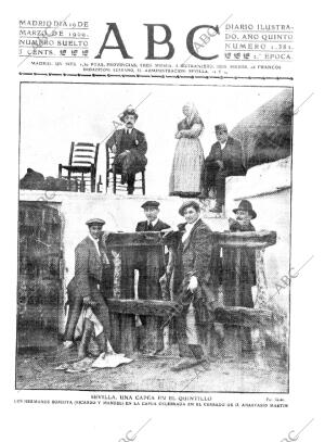 ABC MADRID 19-03-1909 página 1