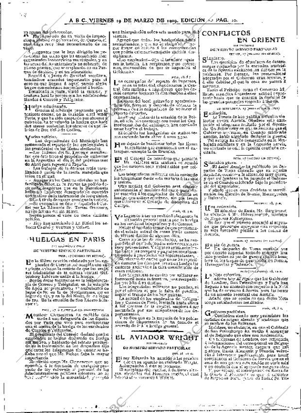 ABC MADRID 19-03-1909 página 10