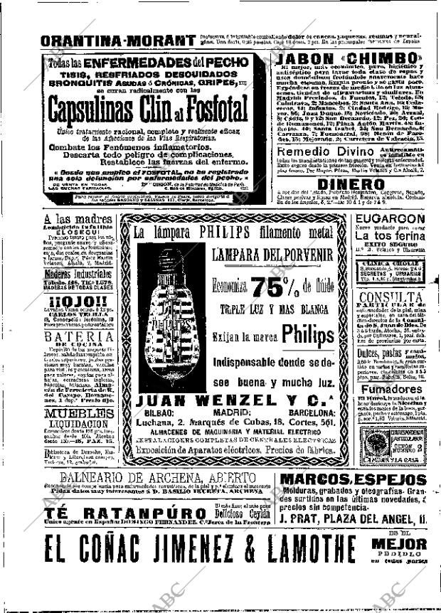 ABC MADRID 19-03-1909 página 16