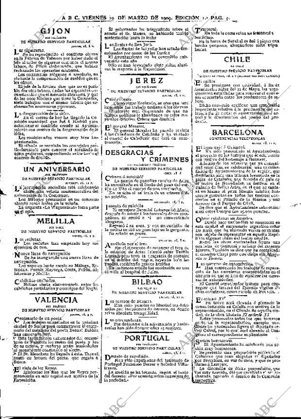 ABC MADRID 19-03-1909 página 9