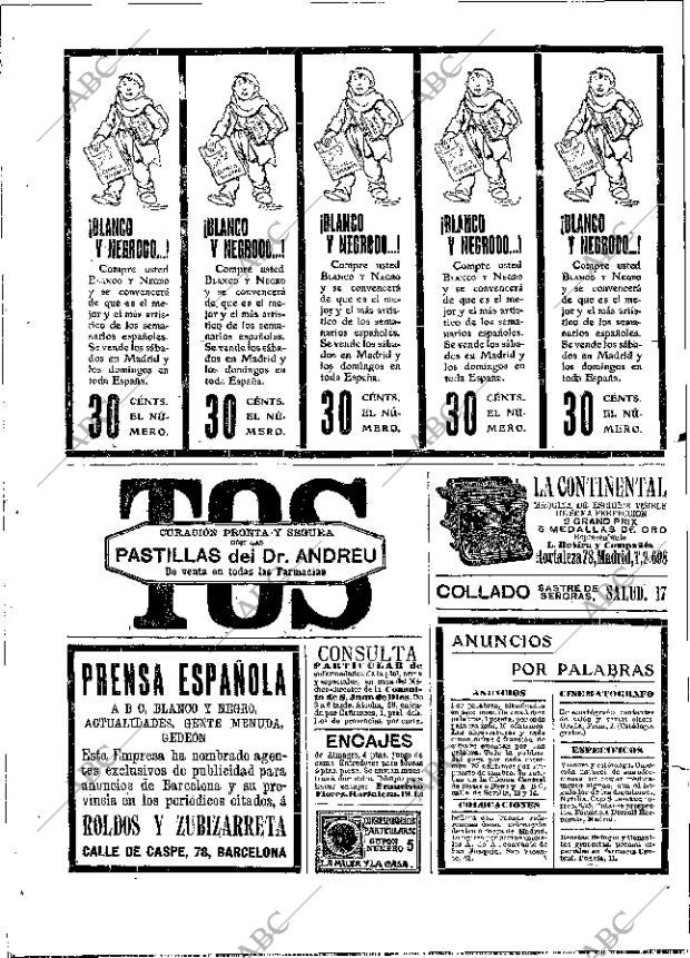 ABC MADRID 22-03-1909 página 16