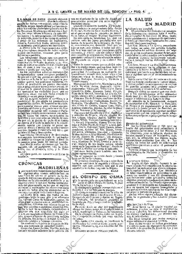 ABC MADRID 22-03-1909 página 6