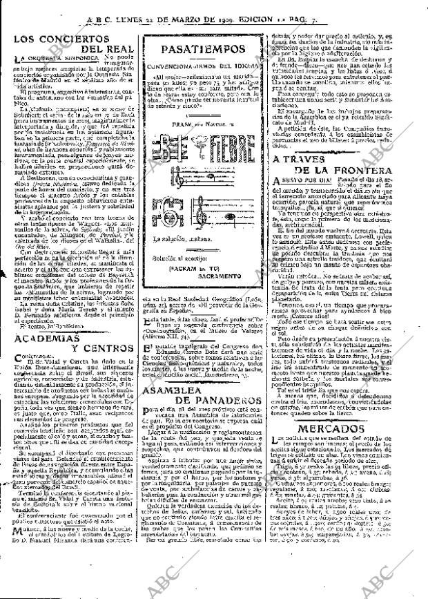 ABC MADRID 22-03-1909 página 7