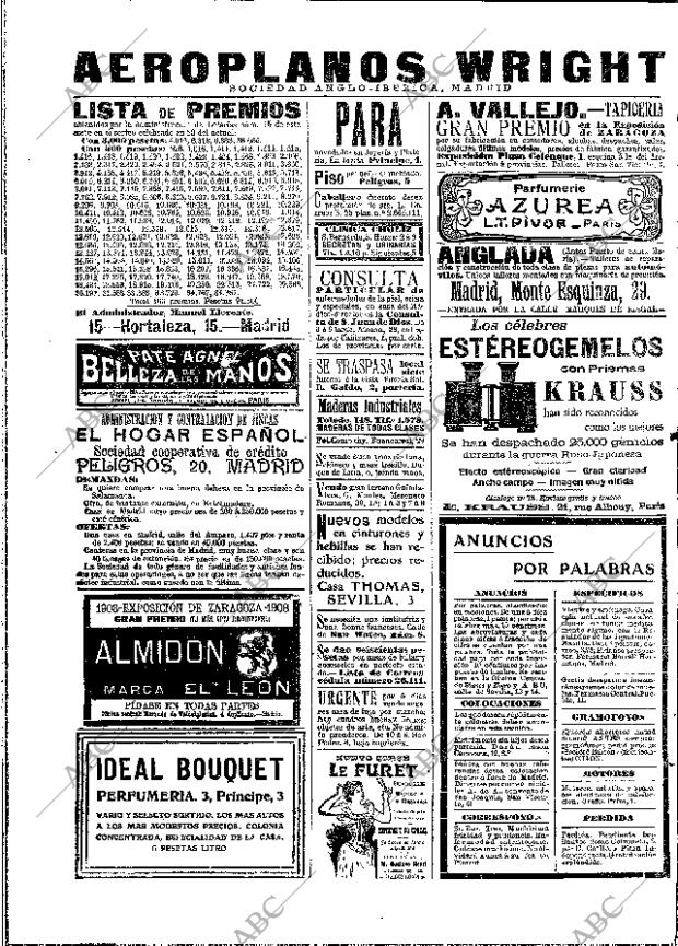 ABC MADRID 23-03-1909 página 2