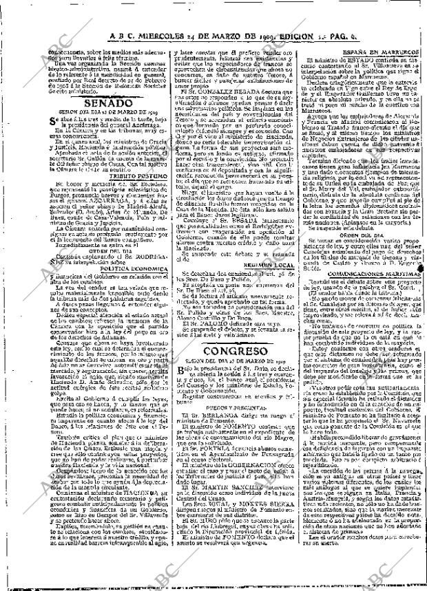 ABC MADRID 24-03-1909 página 6