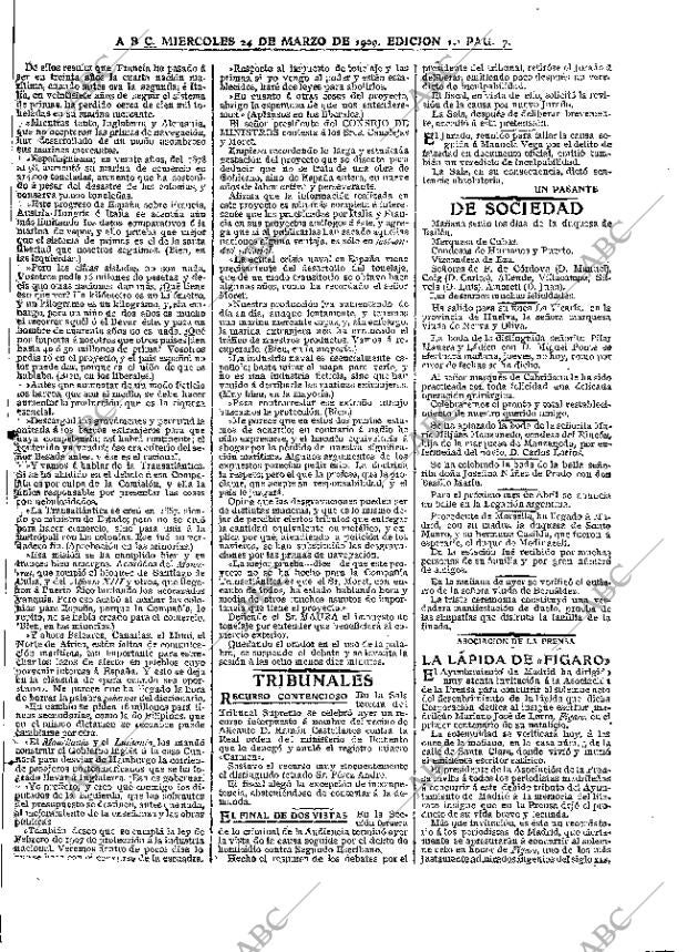 ABC MADRID 24-03-1909 página 7