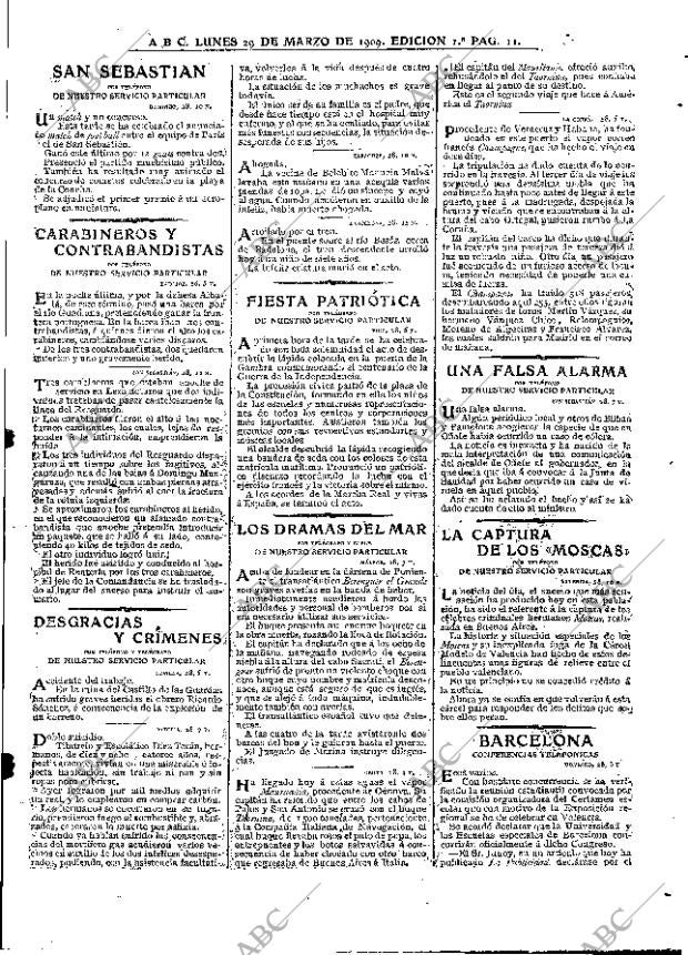 ABC MADRID 29-03-1909 página 11