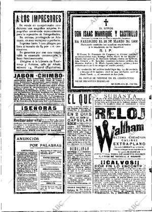 ABC MADRID 29-03-1909 página 2