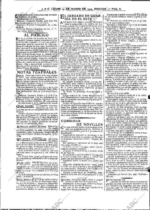 ABC MADRID 29-03-1909 página 8