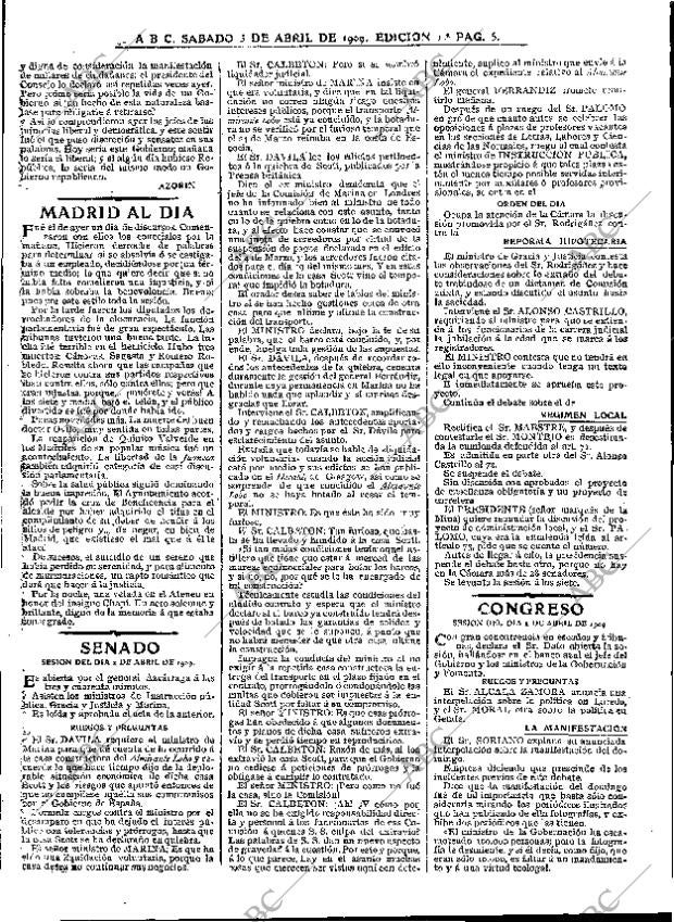 ABC MADRID 03-04-1909 página 5