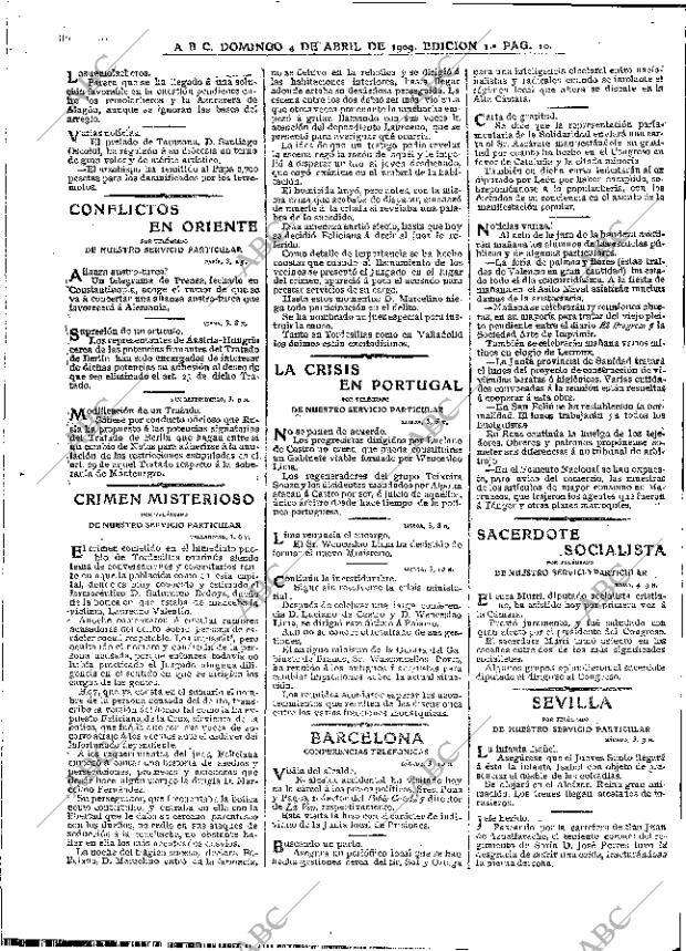 ABC MADRID 04-04-1909 página 10