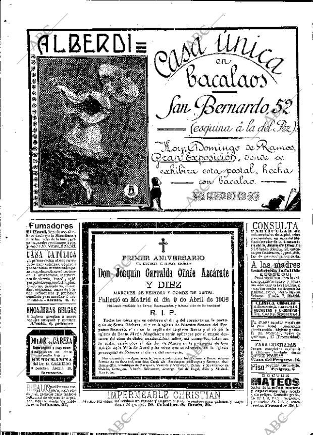 ABC MADRID 04-04-1909 página 14
