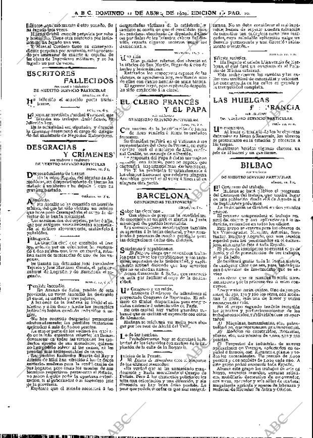 ABC MADRID 11-04-1909 página 10