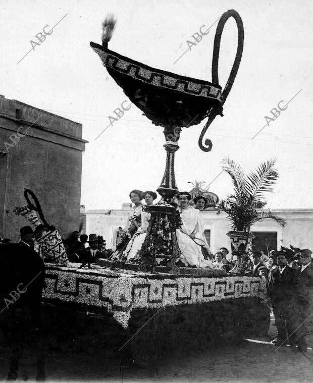 candil Romano, Originalísimo coche Premiado en la batalla de Flores