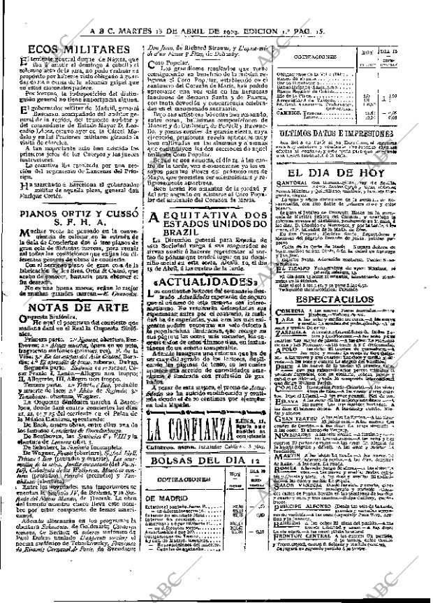 ABC MADRID 13-04-1909 página 15